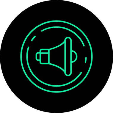 vektör sözcüsü Simgesi illüstrasyonu