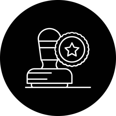 kupa simgesi vektör illüstrasyonu