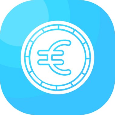 vektör euro sikkeleri ico