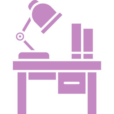 Mikroskop. Web simgesi basit illüstrasyon