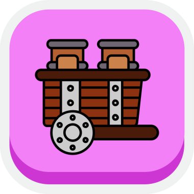 Oyuncak bir arabanın vektör illüstrasyonu