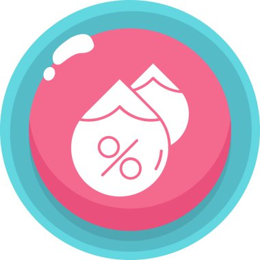 İndirim simgesinin vektör illüstrasyonu