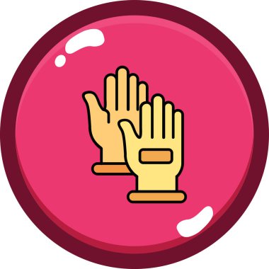 el simgesi, vektör illüstrasyonu