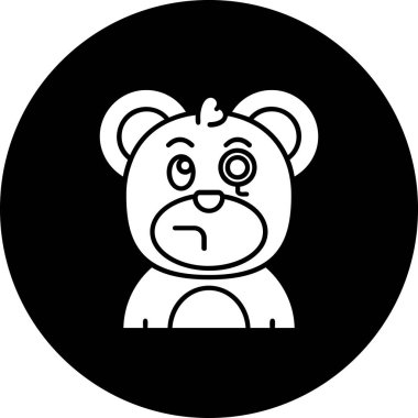 Şirin bir bebeğin vektör çizimi