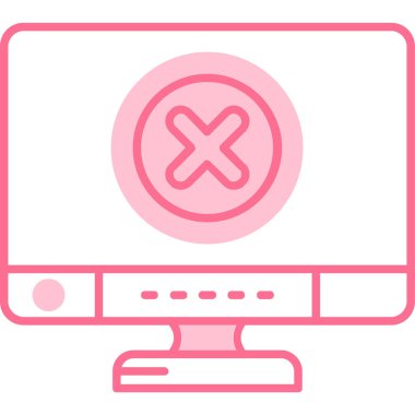 Bilgisayar simgesi. Web tasarımı illüstrasyonu