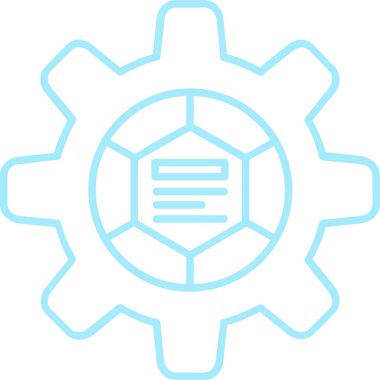 Teçhizat Web simgesi basit illüstrasyon