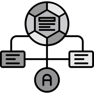 Bir seo simgesinin vektör çizimi