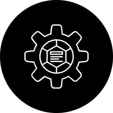 Projeniz için vektör ayarı simgesi