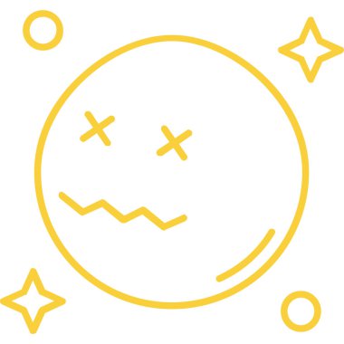 Ay simgesinin vektör illüstrasyonu