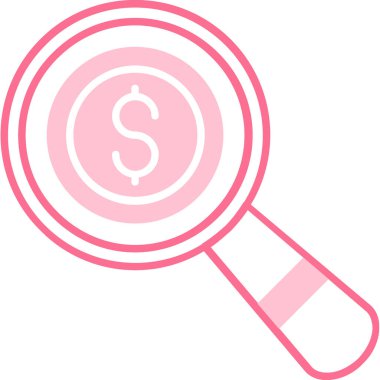 Dolar para simgesi düz stil