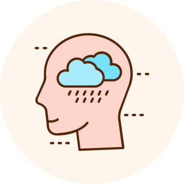 bulut simgesi tasarım, vektör çizim