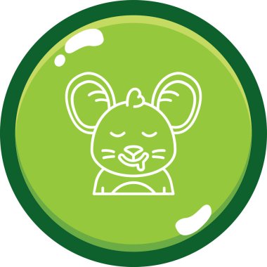 Küçük sevimli ayı çizgi filminin vektör çizimi