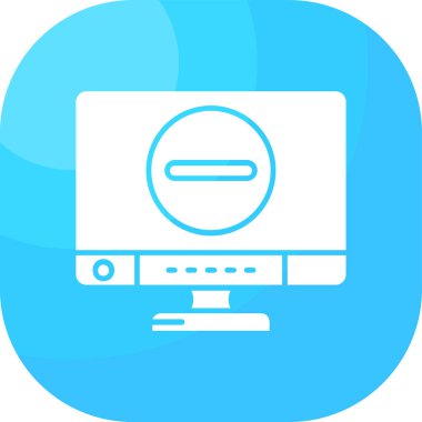 internet vektör renk çizgisi simgesi