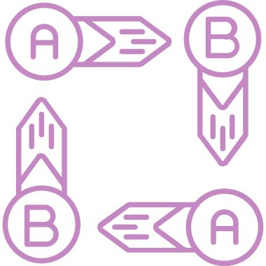 ok simgesi vektör illüstrasyonu