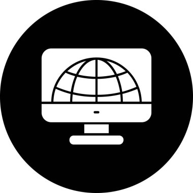 seo modern simgesinin vektör illüstrasyonu