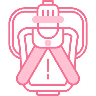 Tek bir simgenin vektör illüstrasyonu