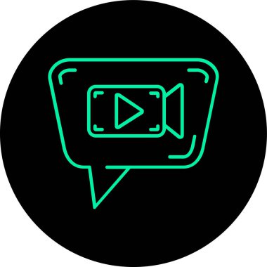 vektör lcd simgesi illüstrasyonu