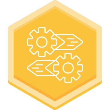 Teçhizat Web simgesi basit illüstrasyon