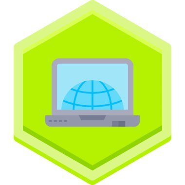 genel bilgisayar simgesi, vektör illüstrasyonu