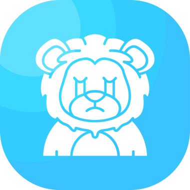 Maske takan bir ayı emojisi