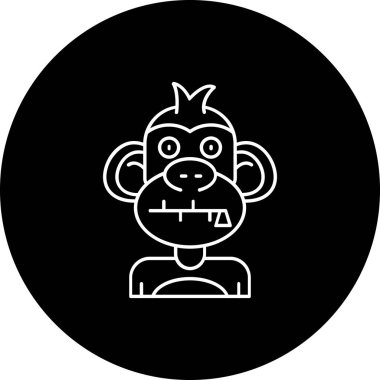 vektör maymun resimleme