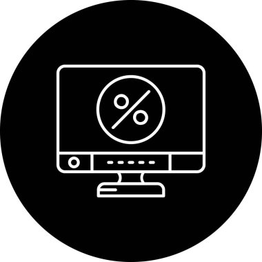 Dizüstü bilgisayar simgesi vektör çizimi