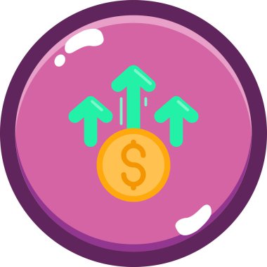 ticari dolar para simgesi - taslak biçimi