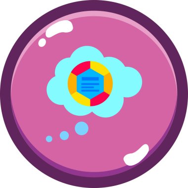 Yemek. Web simgesi basit illüstrasyon