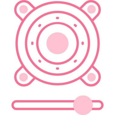 Hayran. Web simgesi basit illüstrasyon