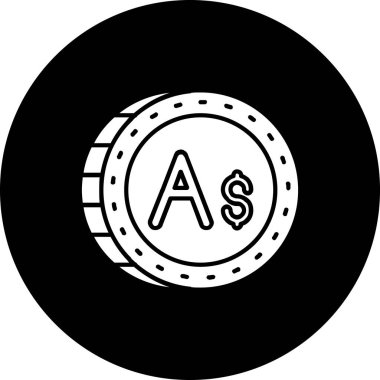 vektör para simgesi illüstrasyonu