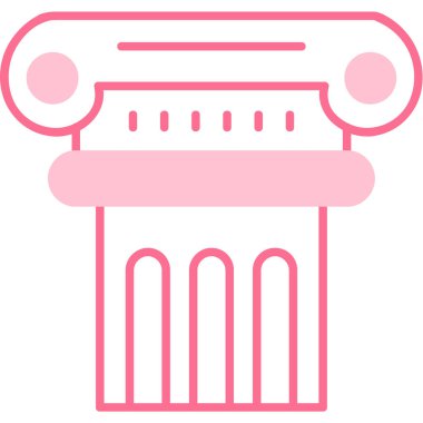 Sütun. Web simgesi basit tasarım