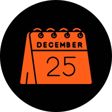 Takvim simgesi, vektör çizimi