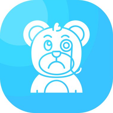 hayvan ayı simgesi - taslak biçiminde