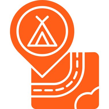 konum simgesi vektör illüstrasyonu