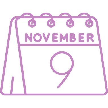 Kasım ayı tarihli takvim