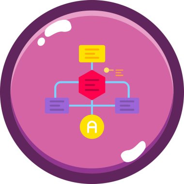 veri analiz simgesi, modern basit vektör illüstrasyonu