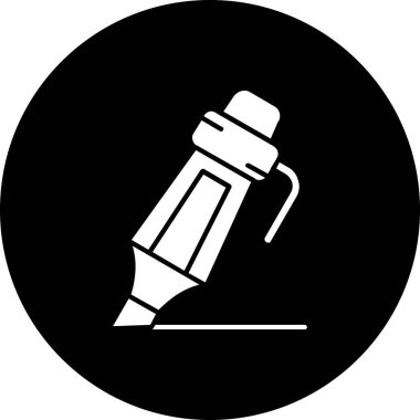 Bira şişesinin illüstrasyon vektör simgesi, tasarım için vektör simgesi.