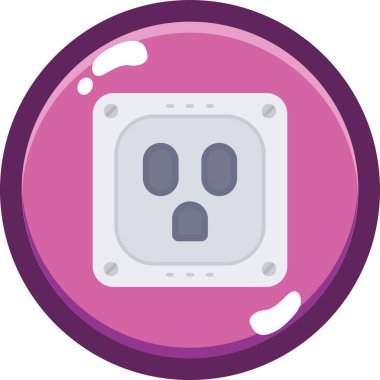 Çizgi film simgesinin vektör çizimi