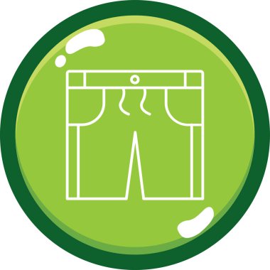 giysi web simgesi, vektör illüstrasyonu