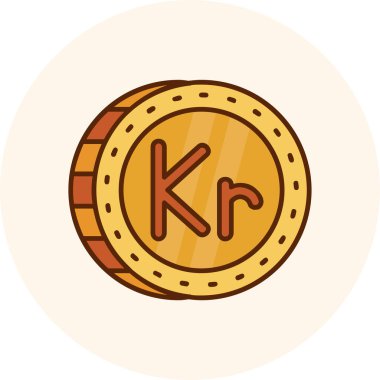 sikke vektör simgesi basit biçimdedir