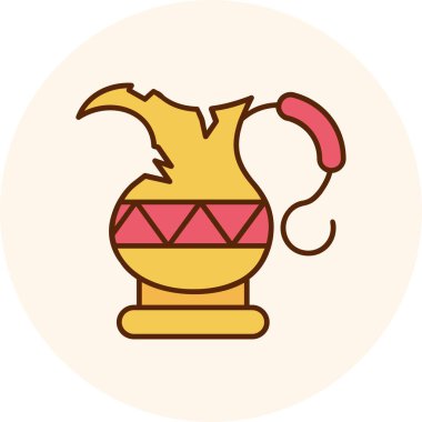 vektör illüstrasyonu, çizgi film simgesi ögesi.