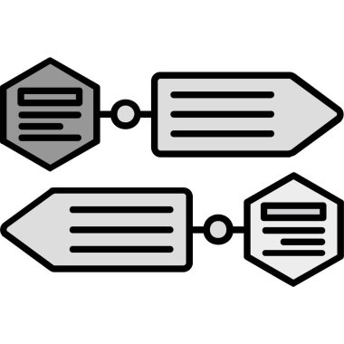 ağ simgesi seti, vektör illüstrasyonu