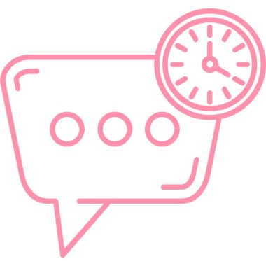 zaman simgesi, vektör illüstrasyonu