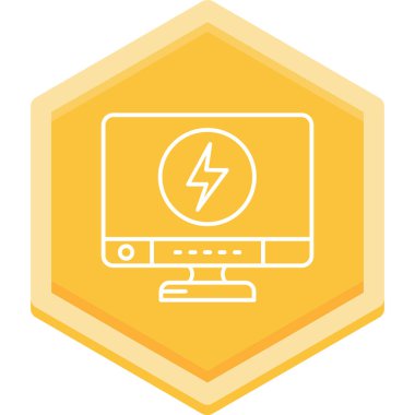 Modern simgenin vektör illüstrasyonu