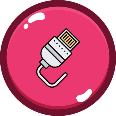 Tıklama Simgesi Moda Biçiminde İzole Arkaplan