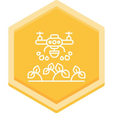 robot. Web simgesi basit illüstrasyon