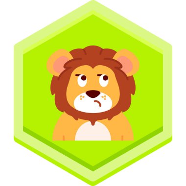 Düz biçimdeki hayvan simgesi