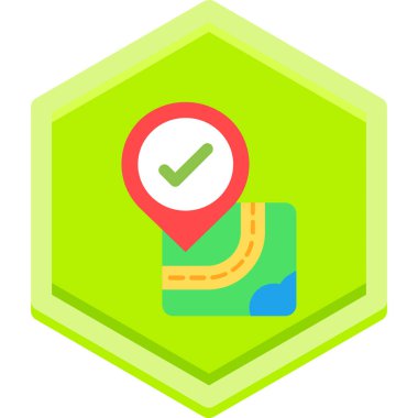 konum haritası pin simgesi düz biçimli