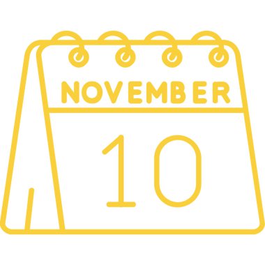 Takvim simgesinin vektör illüstrasyonu