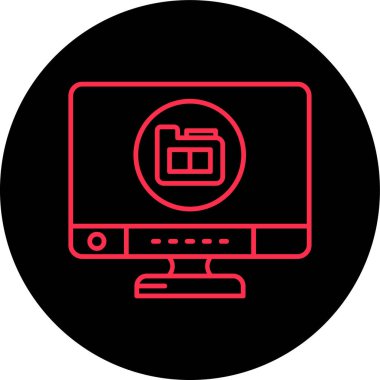 seo modern simgesinin vektör illüstrasyonu